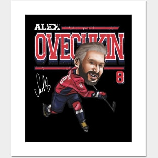 Alex Ovechkin Washington Cartoon Posters and Art